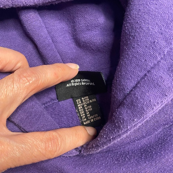 Forever 21 Selena Purple Girl’s Hoodie - Picture 4 of 5